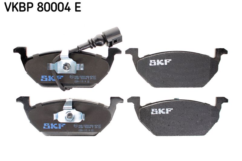 Brake Pad Set, disc brake SKF VKBP80004E