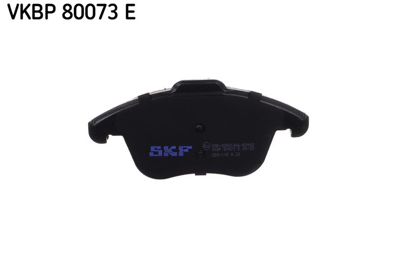 Комплект гальмівних накладок, дискове гальмо SKF VKBP 80073 E