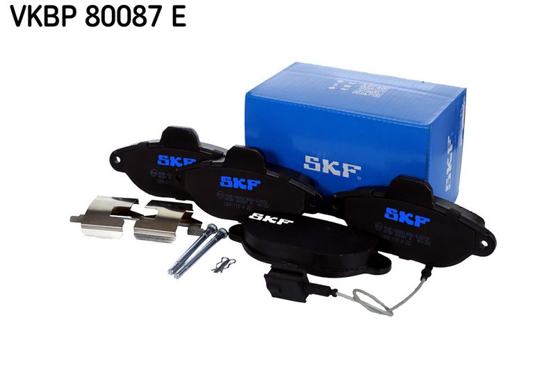 Комплект гальмівних накладок, дискове гальмо SKF VKBP 80087 E