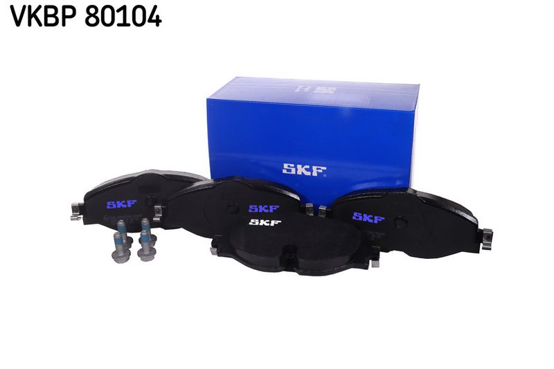 Комплект гальмівних накладок, дискове гальмо SKF VKBP80104