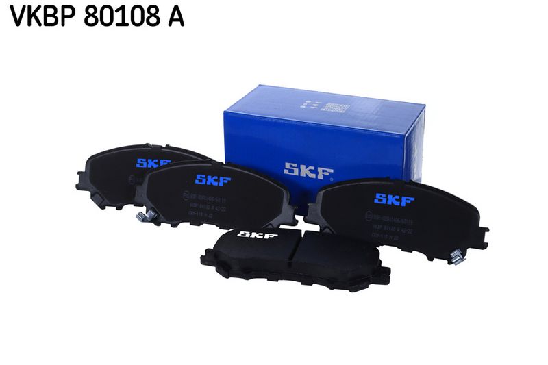 Комплект гальмівних накладок, дискове гальмо SKF VKBP80108A