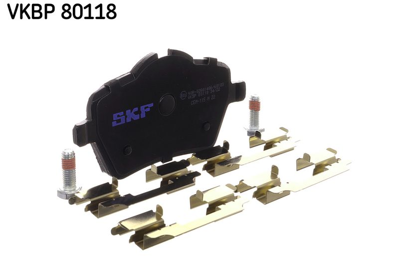 Комплект гальмівних накладок, дискове гальмо SKF VKBP 80118