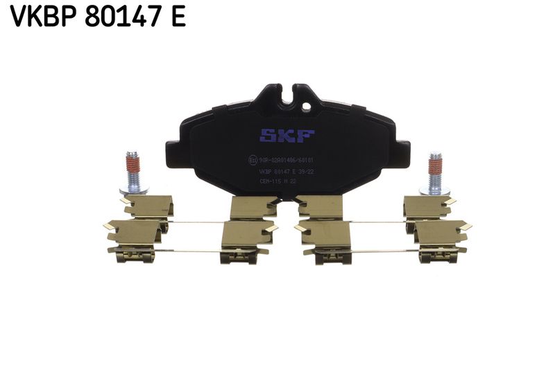 Stabdžių trinkelių rinkinys, diskinis stabdys SKF VKBP 80147 E