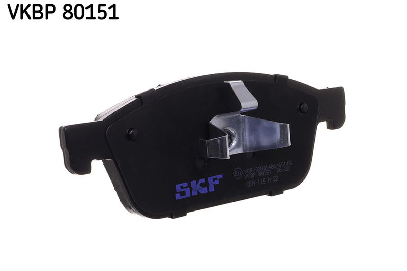 Комплект гальмівних накладок, дискове гальмо SKF VKBP80151