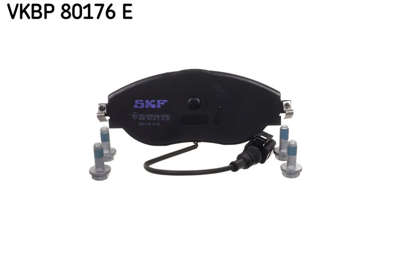 Комплект гальмівних накладок, дискове гальмо SKF VKBP80176E