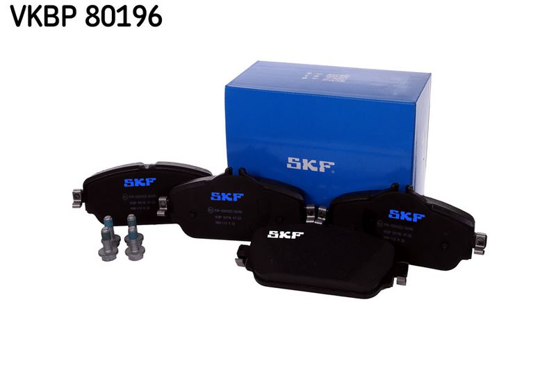 Комплект гальмівних накладок, дискове гальмо SKF VKBP 80196