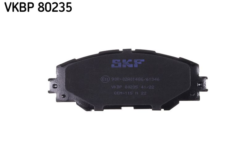 Stabdžių trinkelių rinkinys, diskinis stabdys SKF VKBP 80235