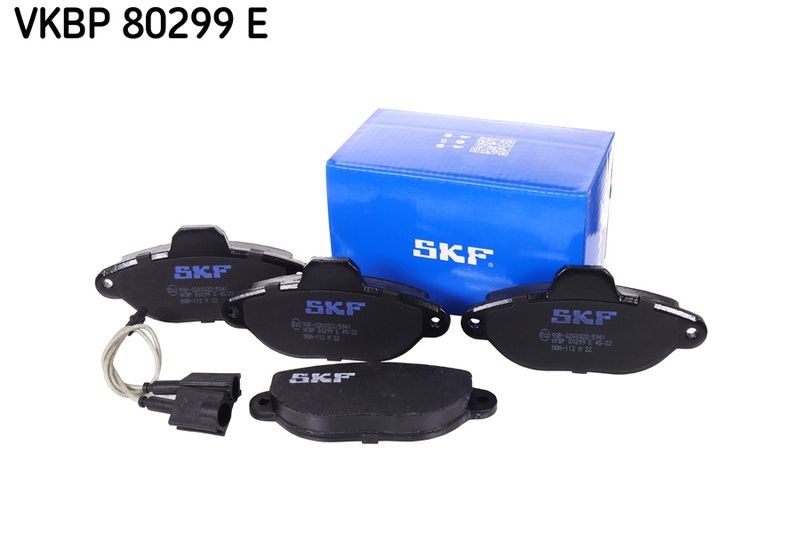 Комплект гальмівних накладок, дискове гальмо SKF VKBP80299E