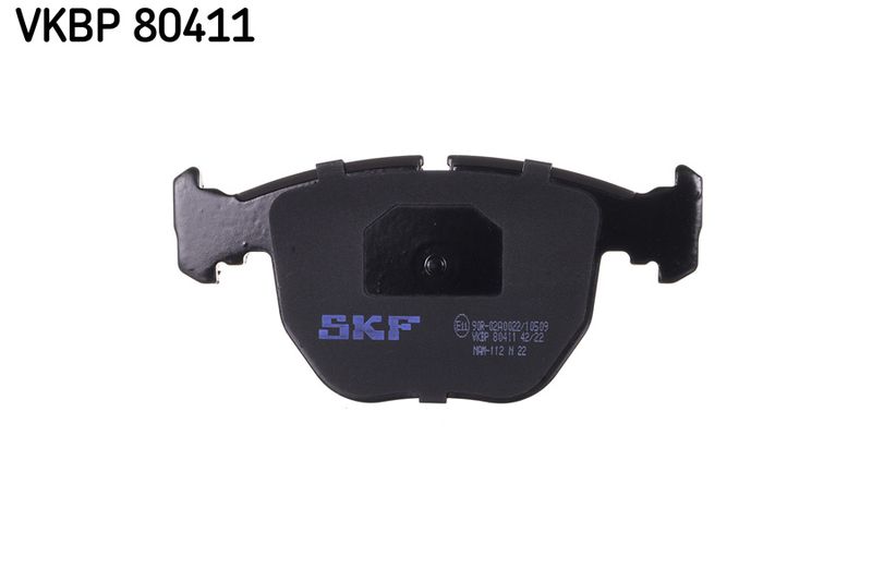 Комплект гальмівних накладок, дискове гальмо SKF VKBP80411