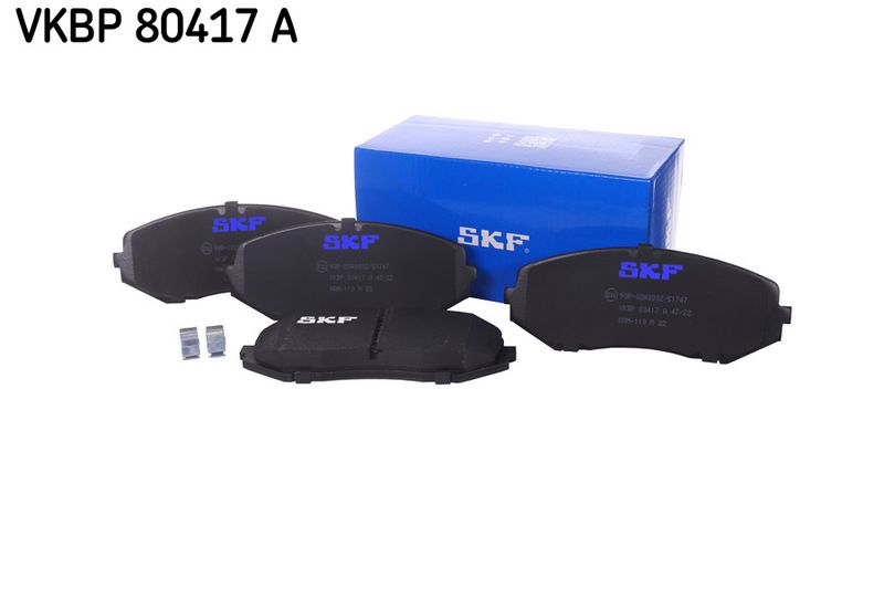 Комплект гальмівних накладок, дискове гальмо SKF VKBP80417A