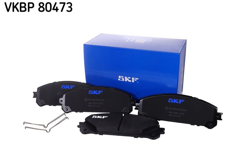 Комплект гальмівних накладок, дискове гальмо SKF VKBP 80473