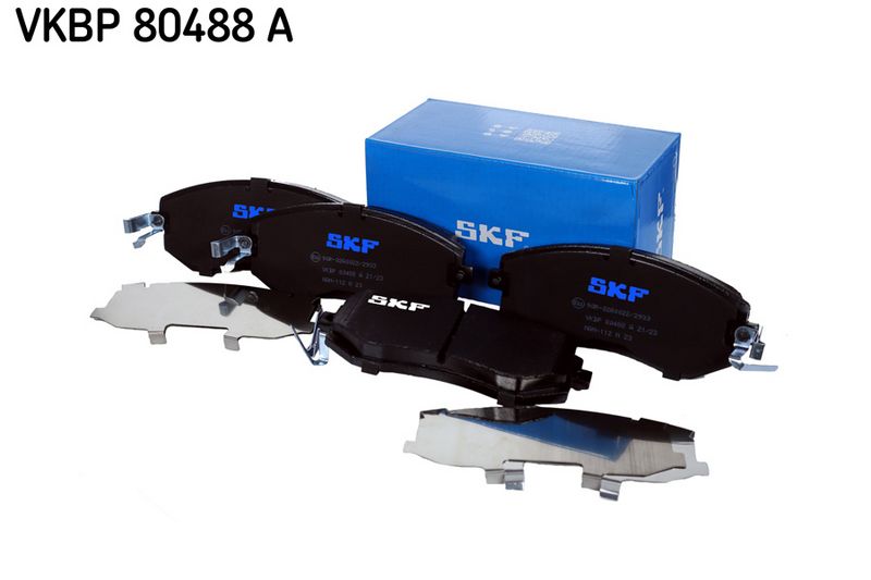 Комплект гальмівних накладок, дискове гальмо SKF VKBP80488A