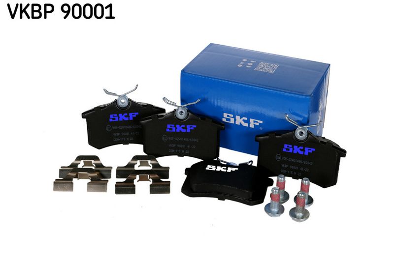 Комплект гальмівних накладок, дискове гальмо SKF VKBP90001