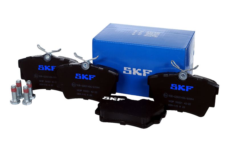 Комплект гальмівних накладок, дискове гальмо SKF VKBP90021