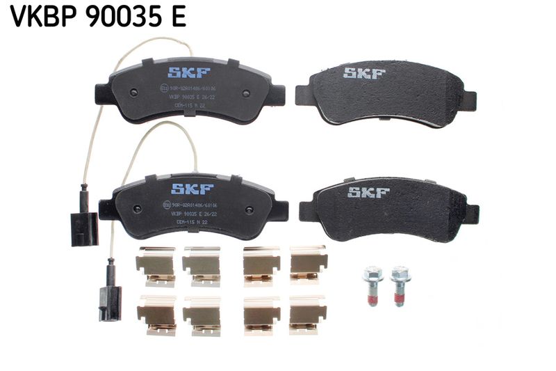 Brake Pad Set, disc brake SKF VKBP90035E