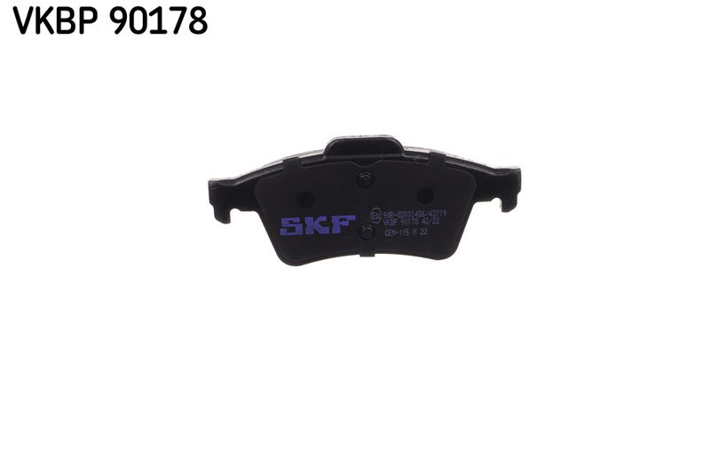 Stabdžių trinkelių rinkinys, diskinis stabdys SKF VKBP90178