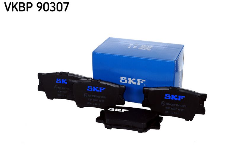 Комплект гальмівних накладок, дискове гальмо SKF VKBP90307