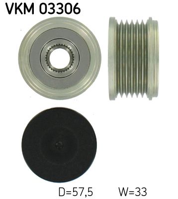 Механізм вільного ходу генератора SKF VKM 03306