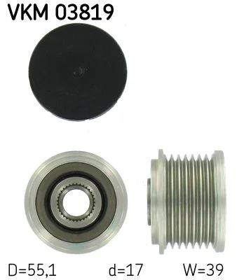 Механізм вільного ходу генератора SKF VKM 03819