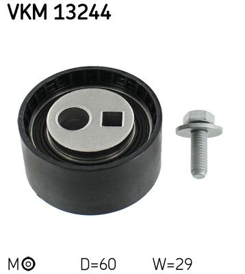 Tensioner Pulley, timing belt SKF VKM 13244