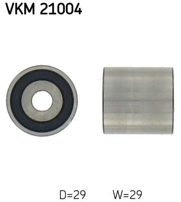 Deflection/Guide Pulley, timing belt SKF VKM 21004