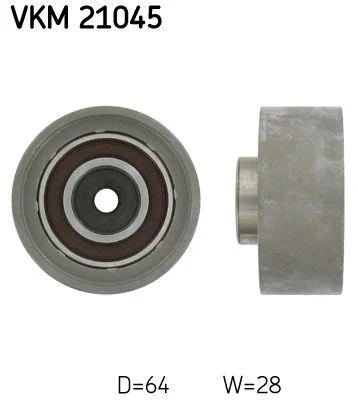 Відвідний/напрямний ролик, зубчастий ремінь SKF VKM 21045