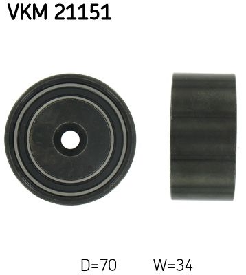 Kreipiantysis skriemulys, paskirstymo diržas SKF VKM 21151