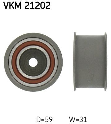 Galet de déviation / guide, courroie de distribution SKF VKM 21202