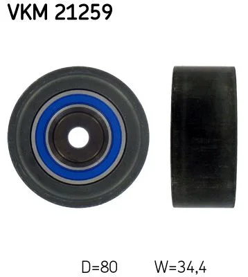 Deflection Pulley/Guide Pulley, timing belt SKF VKM 21259