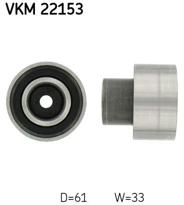 Deflection Pulley/Guide Pulley, timing belt SKF VKM22153