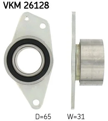 Deflection Pulley/Guide Pulley, timing belt SKF VKM26128