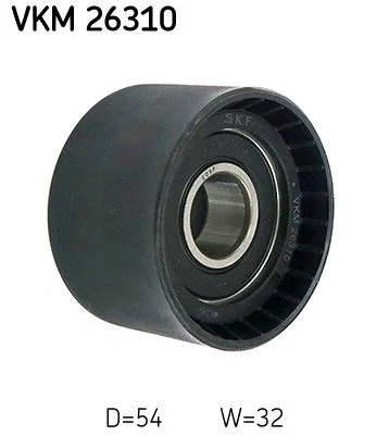 Deflection Pulley/Guide Pulley, timing belt SKF VKM26310