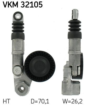 Tensor da correia do alternador SKF VKM 32105
