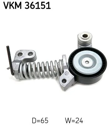 Натяжний ролик, поліклиновий ремінь SKF VKM 36151