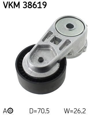 Tensor da correia do alternador SKF VKM 38619