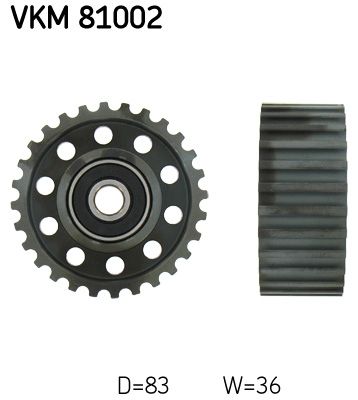 Kreipiantysis skriemulys, paskirstymo diržas SKF VKM 81002