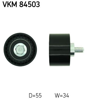 Deflection/Guide Pulley, timing belt SKF VKM 84503