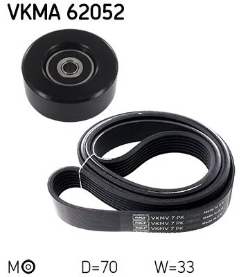 V-ribbed Belt Set SKF VKMA 62052