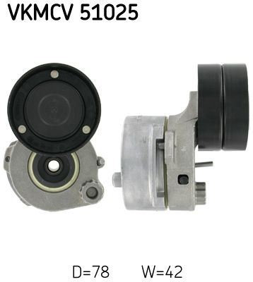 Tensor da correia do alternador SKF VKMCV 51025