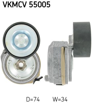 Tensor da correia do alternador SKF VKMCV 55005