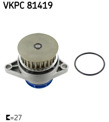 Насос охолоджувальної рідини, охолодження двигуна SKF VKPC 81419