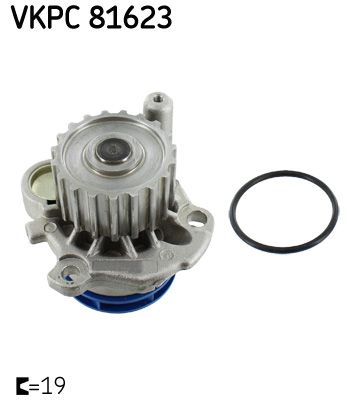 Water Pump, engine cooling SKF VKPC81623