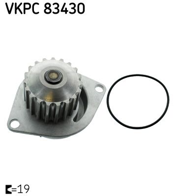 Water Pump, engine cooling SKF VKPC 83430