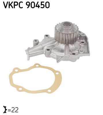 Water Pump, engine cooling SKF VKPC 90450