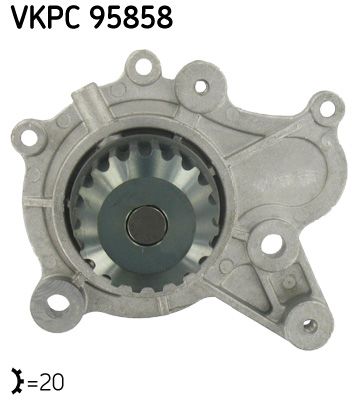 Water Pump, engine cooling SKF VKPC 95858