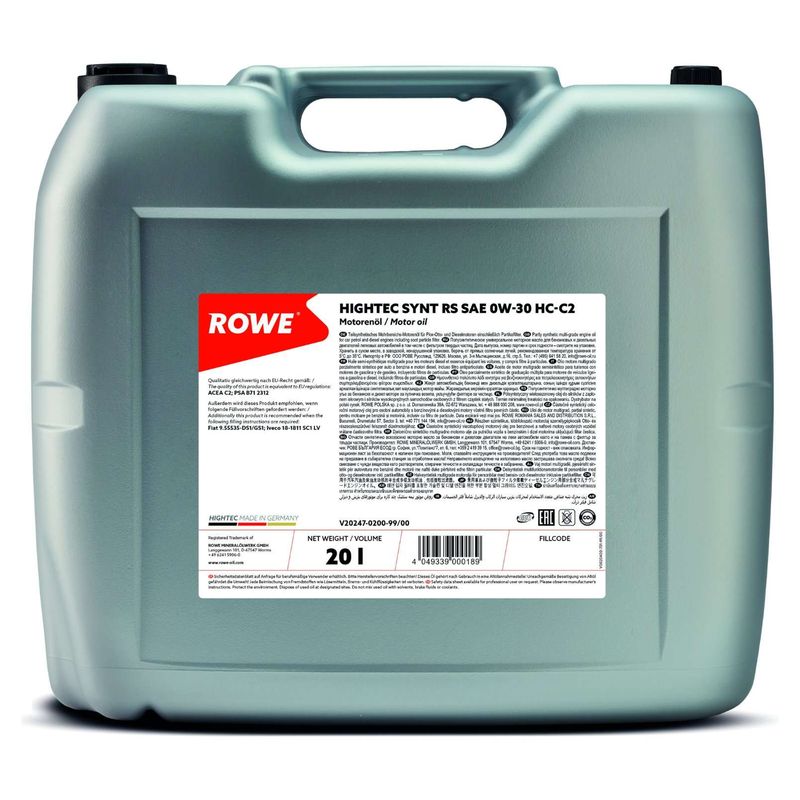 Engine Oil ROWE 20247-0200-99