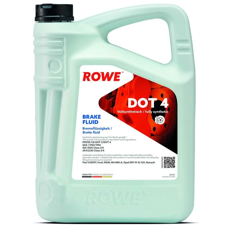 Brake Fluid HIGHTEC BRAKE FLUID DOT 4 ROWE 25101-0050-99