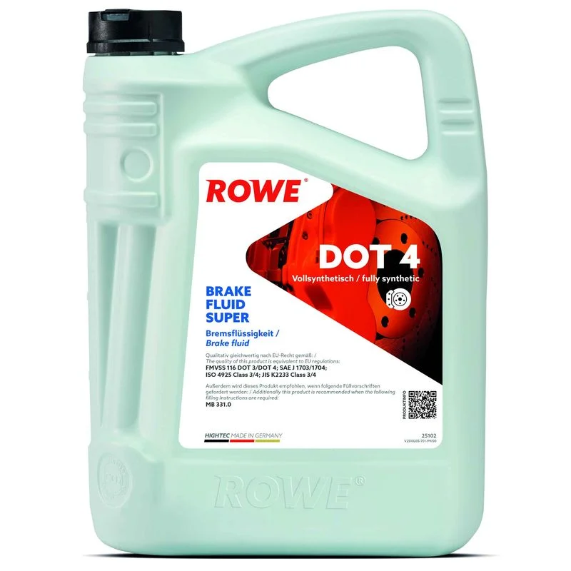 Brake Fluid HIGHTEC BRAKE FLUID SUPER DOT 4 ROWE 25102-0050-99