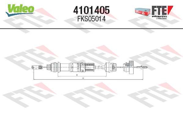 Тросовий привод, привод зчеплення FTE 4101405