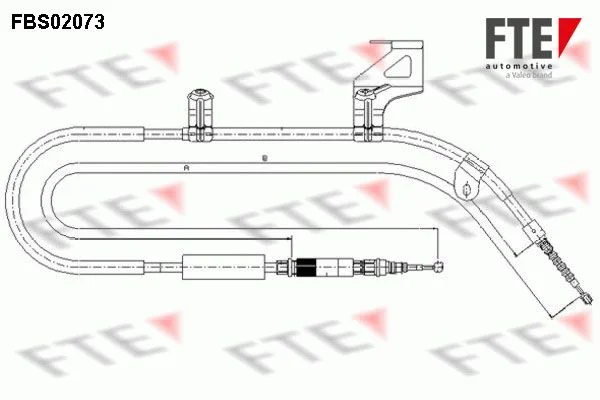 Trosas, stovėjimo stabdys FTE FBS02073